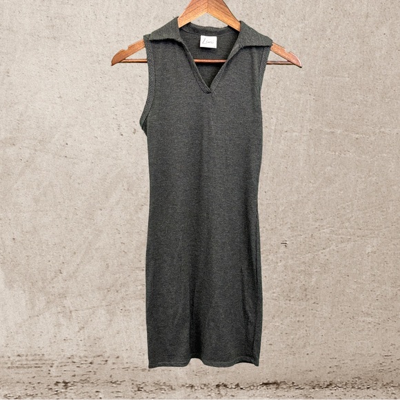 Olivia Rae Dresses & Skirts - Olivia Rae Gray Mini Dress Elegant Style